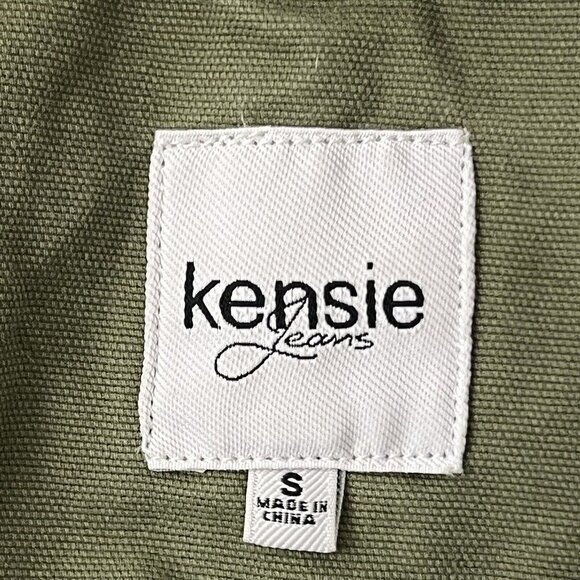 Kensie Jeans Womens Size Small Green Zip Up Casual Jacket - Picture 4 of 4